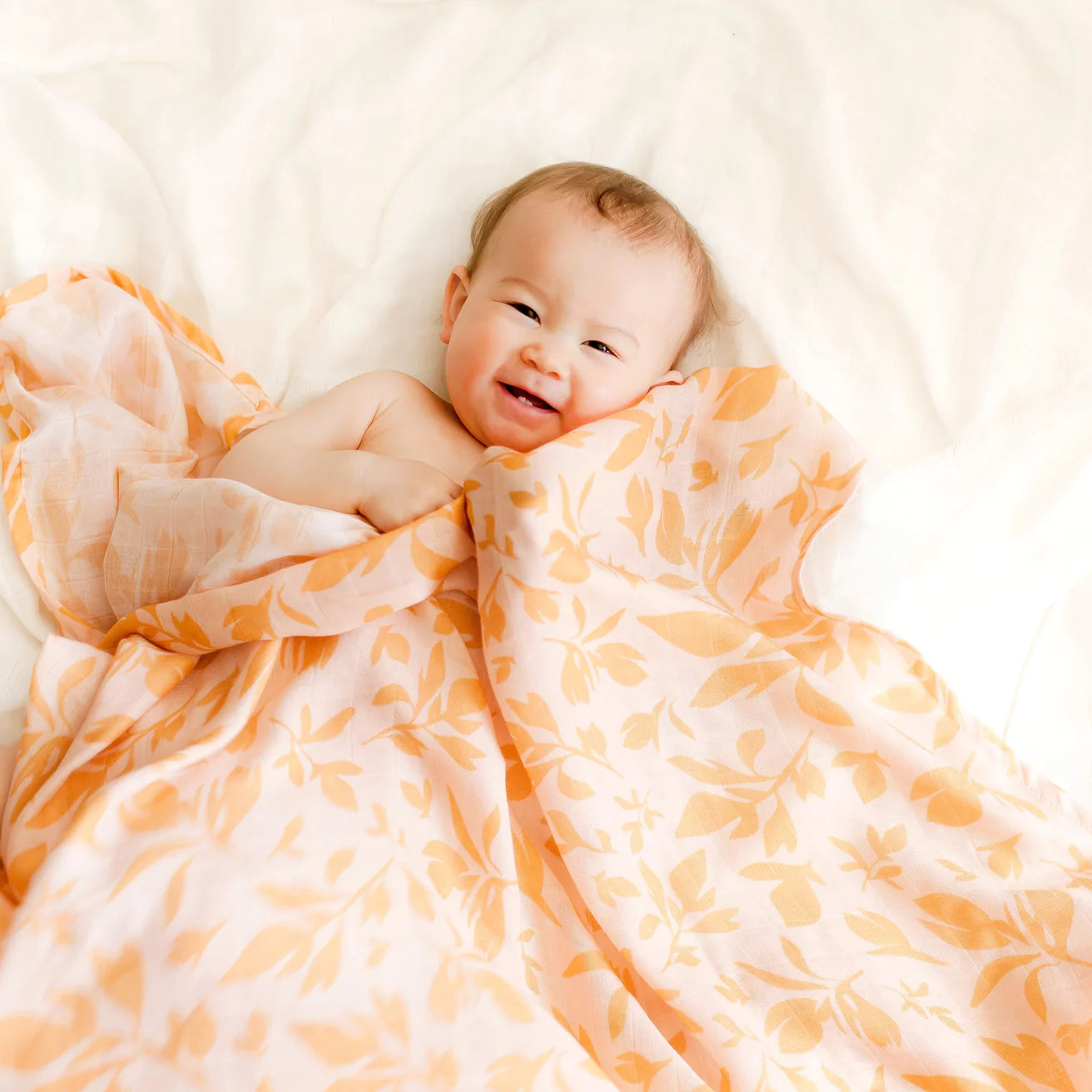 FOX & FALLOW // Ficus Organic Muslin Wrap Swaddle