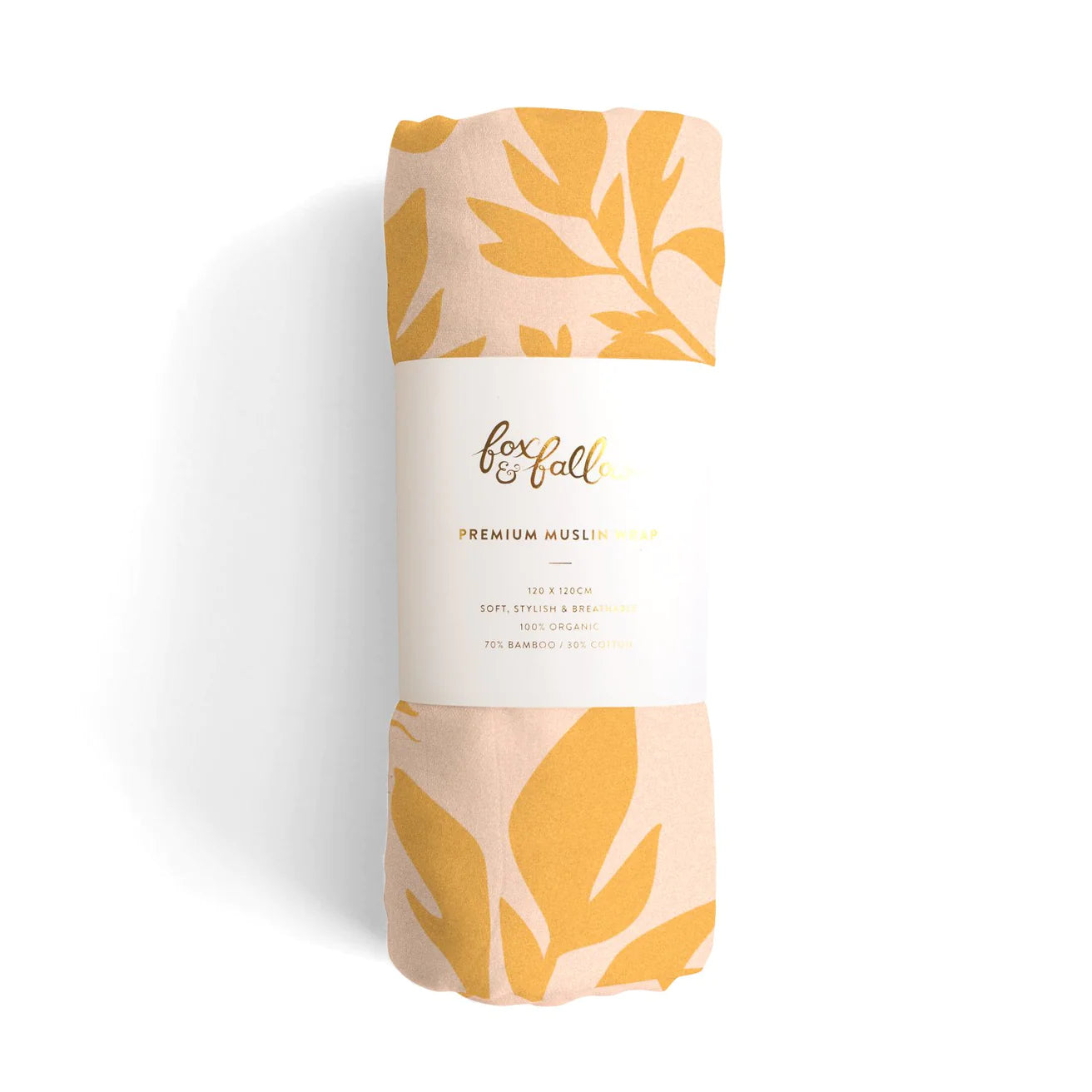 FOX & FALLOW // Ficus Organic Muslin Wrap Swaddle