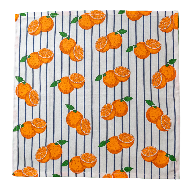 Cotton Napkins | Oranges (Set of 4)