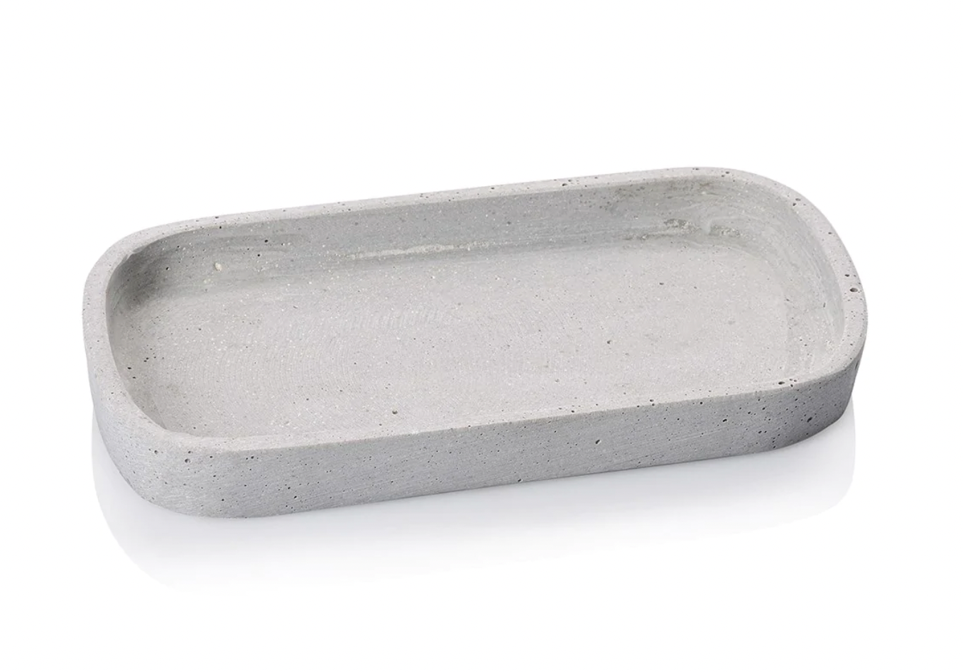 HUXTER // Rectangle Tray 200 x 100 x 20mm - Pale Grey