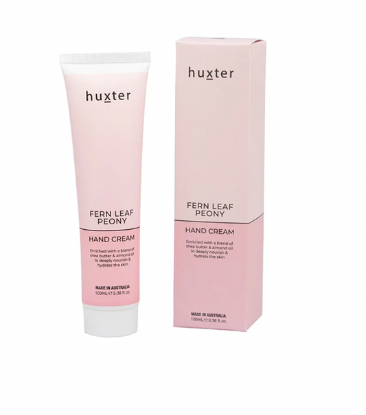 HUXTER // Hand Cream - Pastel Pink - Fern Leaf Peony 100ml