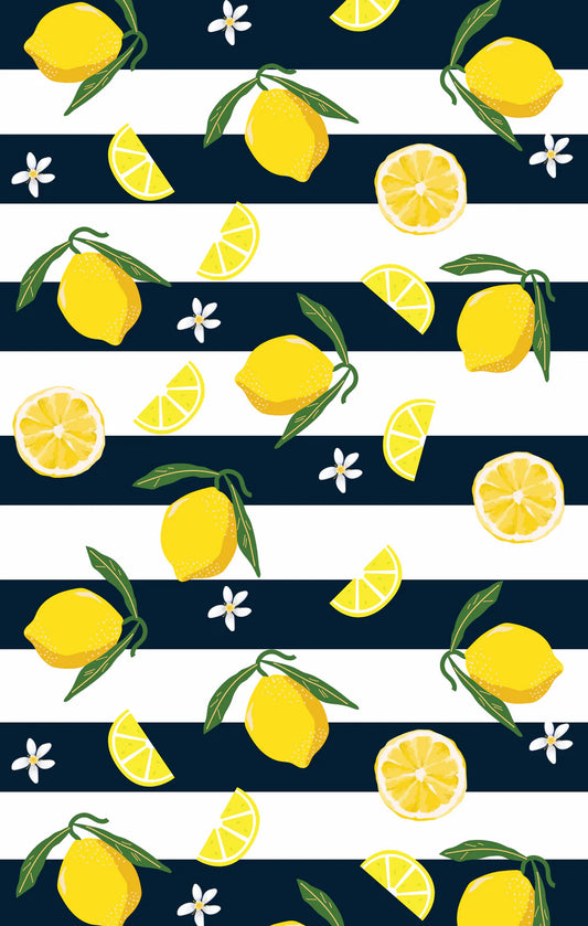 Tea Towel // Lemon Stripe